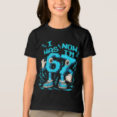 I Was 6 Now I’m 7 Funny 67 Art トライブレンドTシャツ (正面)
