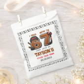 I Was 6, Now I’m 7 – Hockey 7th Birthday Party フェイバーバッグ (クリップ留めされた状態)