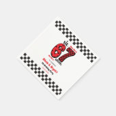 I Was 6, Now I’m 7 – Twin 7th Birthday for Kids スタンダードカクテルナプキン (角)