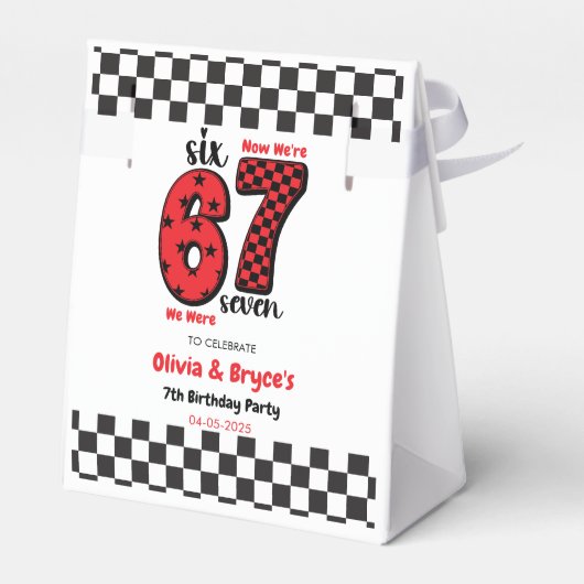 I Was 6, Now I’m 7 – Twin 7th Birthday for Kids フェイバーボックス (裏面サイド)