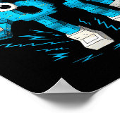 I Was 6 Now I'm 7 67 Six Seven 7 Years Old Birthda ポスター (角)