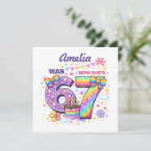 I Was 6 Now I'm 7 Girls 7th Birthday (スタンド正面)