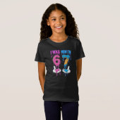 I Was 6 Now I'm 7 Glitch Drip Funny 7th Birthday  Tシャツ (正面フル)