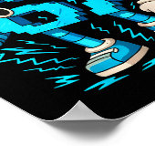 I Was 6 Now I'm 7 Six Seven 7 Years Old Birthday B ポスター (角)