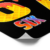 I Was 6 Now I'm 7 Year Old 7th Birthday Boy 7 Year ポスター (角)