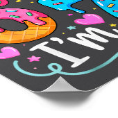 I Was 6 Now I'm 7 Year Old Birthday Kids Boys Girl ポスター (角)