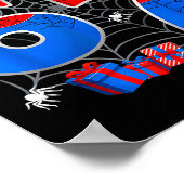 I Was 6 Now I'm 7 Year Old Boy Kids 7th Birthday S ポスター (角)