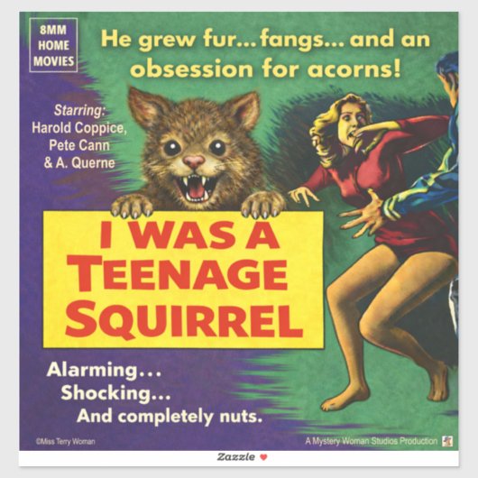 I was a teenage squirrel シール (シート)