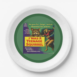 I was a teenage squirrel ペーパープレート