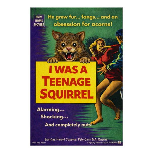 I was a teenage squirrel ポスター (正面)