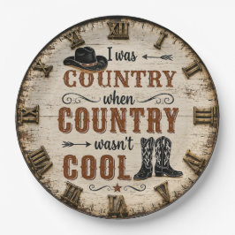 I Was Country When Country Wasn't Cool ペーパープレート