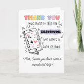 I Was Going to Text SENCO SEN teacher カード (正面)