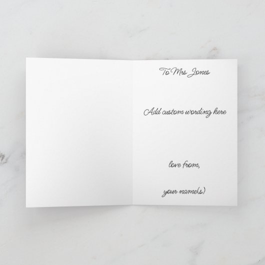 I Was Going to Text SENCO SEN teacher カード (内部)