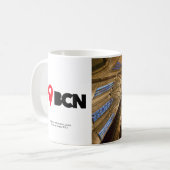 I was in Barcelona: Cathedral of Barcelona コーヒーマグカップ (正面左)