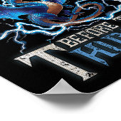 I Was Lightning Before The Thunder Fantasy Dragon  ポスター (角)