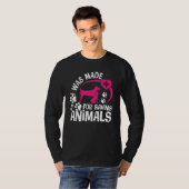 I Was Made For Saving Animals Rescue Veterinary Ve Tシャツ (正面フル)