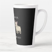 I was normal 2 Frenchie ago Mug カフェラテマグ (右)