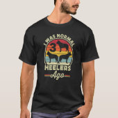 I Was Normal 3 Heelers Ago Australian Cattle Dog B Tシャツ (正面)