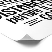 I Was Social Distancing Before It Was Cool  ポスター (角)