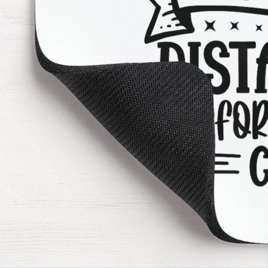 I Was Social Distancing Before It Was Cool  マウスパッド (コーナー)