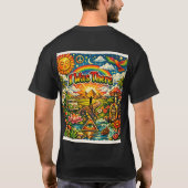 I Was There | サイケデリック ヒッピー レゲエ Tシャツ (裏面)