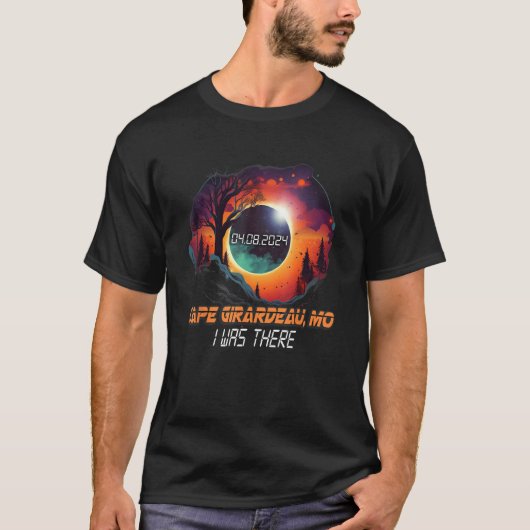 I Was There Total Solar Eclipse Cape Girardeau Mis Tシャツ (正面)