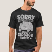 I Was Thinking About Garbage Trucks for Toddler Bo Tシャツ (正面)