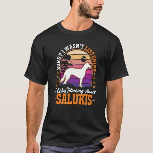 I was thinking about Salukis Premium_1 Tシャツ (正面)