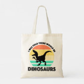 I Was Told There Would Be Dinosaurs トートバッグ (裏面)