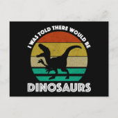 I Was Told There Would Be Dinosaurs ポストカード (正面)