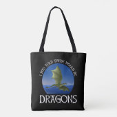 I Was Told There Would Be Dragons トートバッグ (裏面)