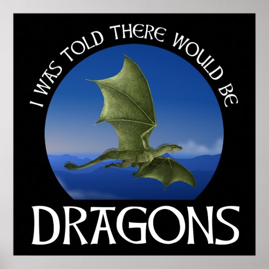 I Was Told There Would Be Dragons ポスター (正面)