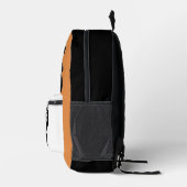 I Wasn’t Here Retro Backpack with Hourglass Symbol プリントバックパック (右)