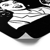 I Watch Murder Shows To Relax Funny Retro True Cri ポスター (角)