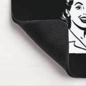 I Watch Murder Shows To Relax Funny Retro True Cri マウスパッド (コーナー)