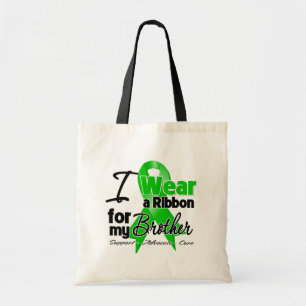 I Wear a Green Ribbon For My Brother トートバッグ