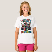 I Wear Blue for My Big Brother Autism Awareness Tシャツ (正面フル)