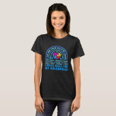 I Wear Blue For My Grandkid Autism Awareness Grand Tシャツ (正面フル)