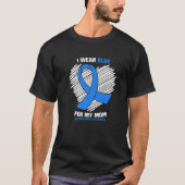 I Wear Blue For My Mom Ankylosing Spondylitis Awar Tシャツ (正面)