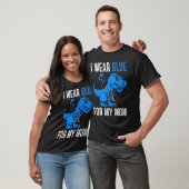 I Wear Blue For My Mom Rex Dino Diabetes Awareness Tシャツ (ユニセックス)