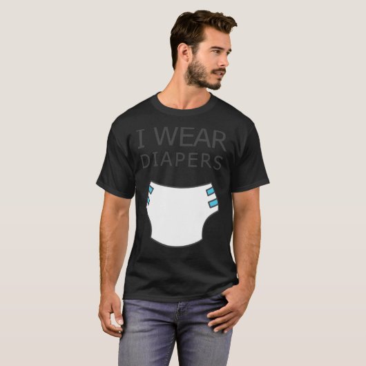I wear diapers Essential T-Shirt Tシャツ (正面フル)