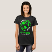I wear GREEN for my DAD GLAUCOMA Awareness Tシャツ (正面フル)