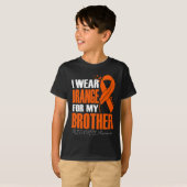 I Wear Orange For My Brother Rsd Crps Awareness Fe Tシャツ (正面フル)