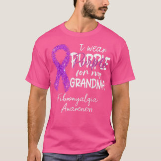 I Wear Purple For Grandma Fibromyalgia Awareness G Tシャツ