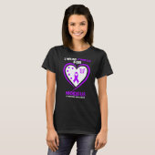 I Wear Purple for Moebius Syndrome Awareness Tシャツ (正面フル)