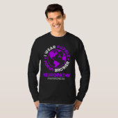 I wear PURPLE for my BROTHER NEUROPATHY Awareness Tシャツ (正面フル)