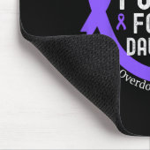 I Wear Purple For My Daughter Overdose Awareness M マウスパッド (コーナー)