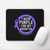 I Wear Purple For My Daughter Overdose Awareness M マウスパッド (マウス)
