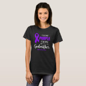 I Wear Purple For My Godmother for Lupus Awareness Tシャツ (正面フル)
