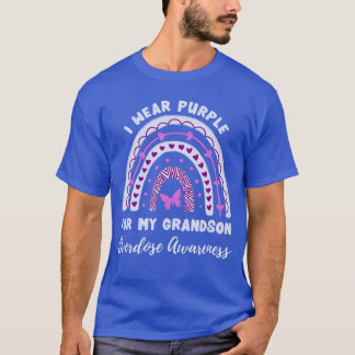 I Wear Purple For My Grandson Overdose Awareness R Tシャツ